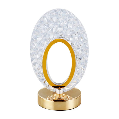 Crystal Rechargeable LED Bedside Lamp – Wireless Ambient Mood Light for Bedroom, Living Room & Gifts
