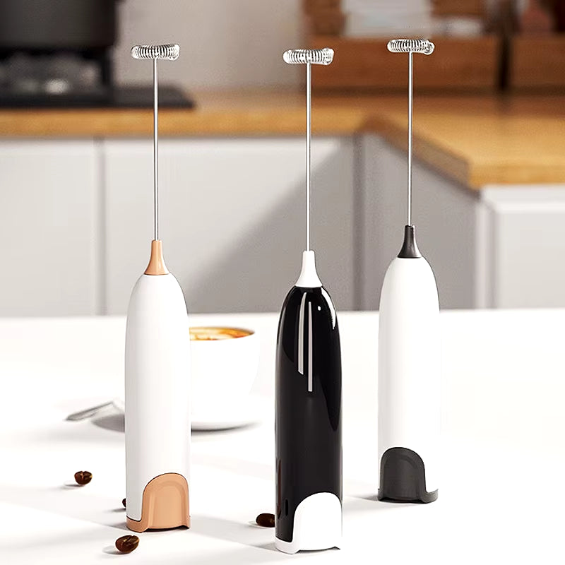 Mini Handheld Milk Frother – Battery-Powered Foam Maker for Coffee, Matcha & Drinks