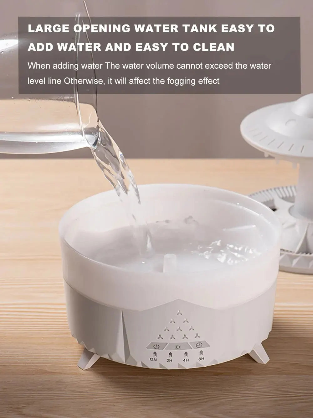 Ultrasonic Air Humidifier & Aromatherapy Diffuser with Remote