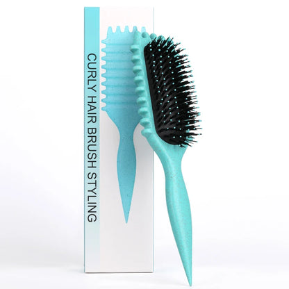 Bounce Curly Define Hair Styling Brush Anti-Pull Curl Shaping Tool for Men & Women