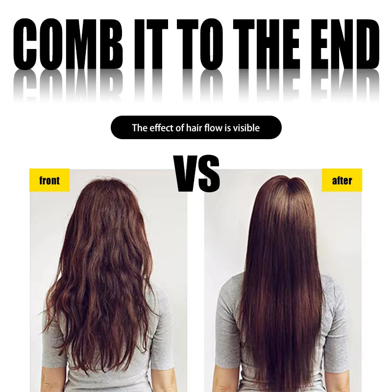 Women’s Anti-Static Airbag Comb – Curved Detangling Hair Brush for Curly Hair & Scalp Massage