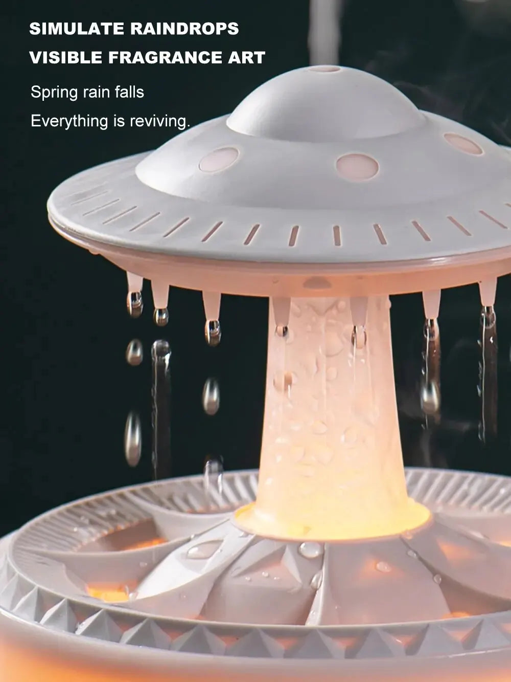 Ultrasonic Air Humidifier & Aromatherapy Diffuser with Remote