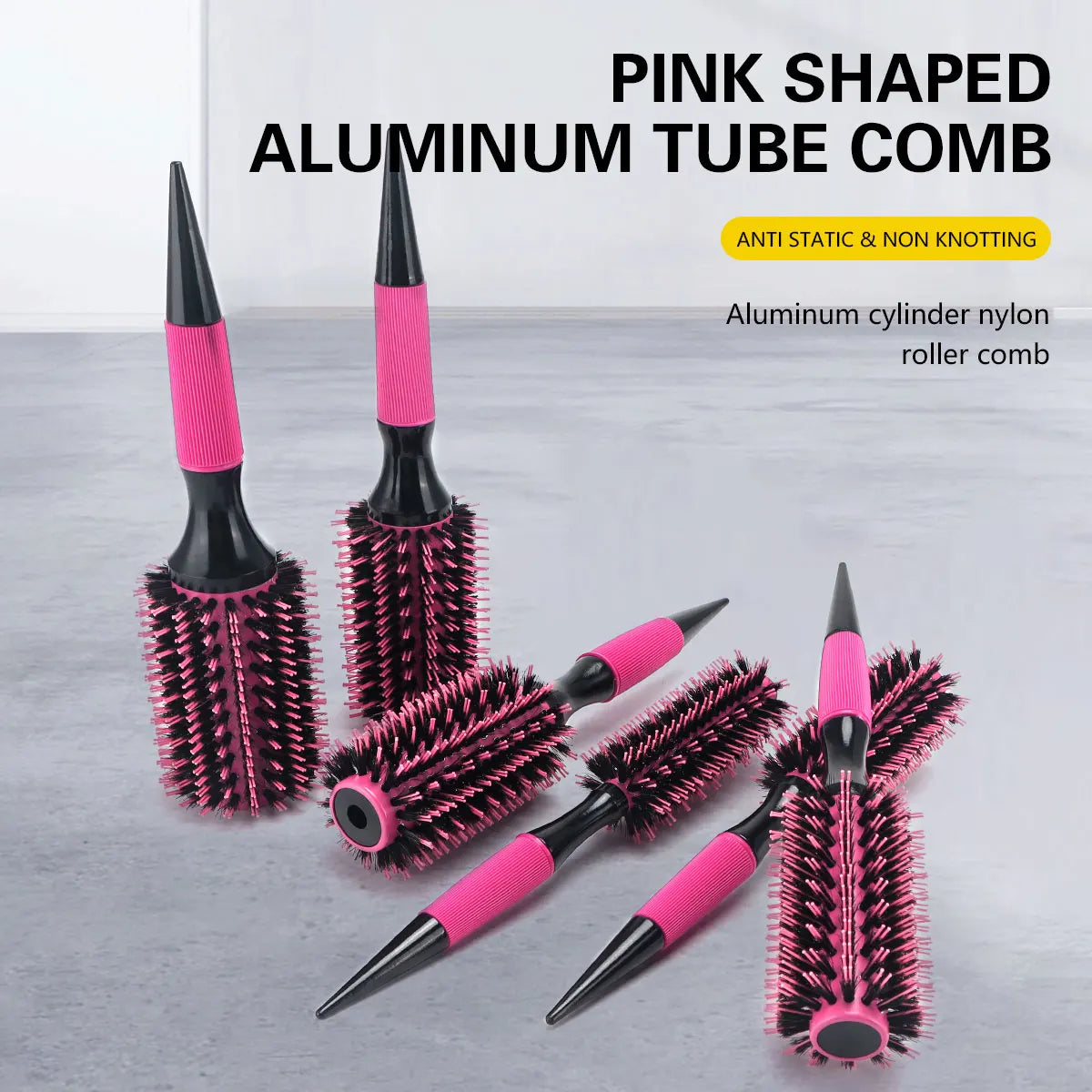 Hair Brush for Curly Hair – Curling & Styling Brush for Salon & Home Use