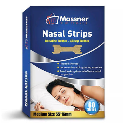 Nasal Strips Anti Snore Nose Clip Stop Snoring Better Sleep Aid Breath Right